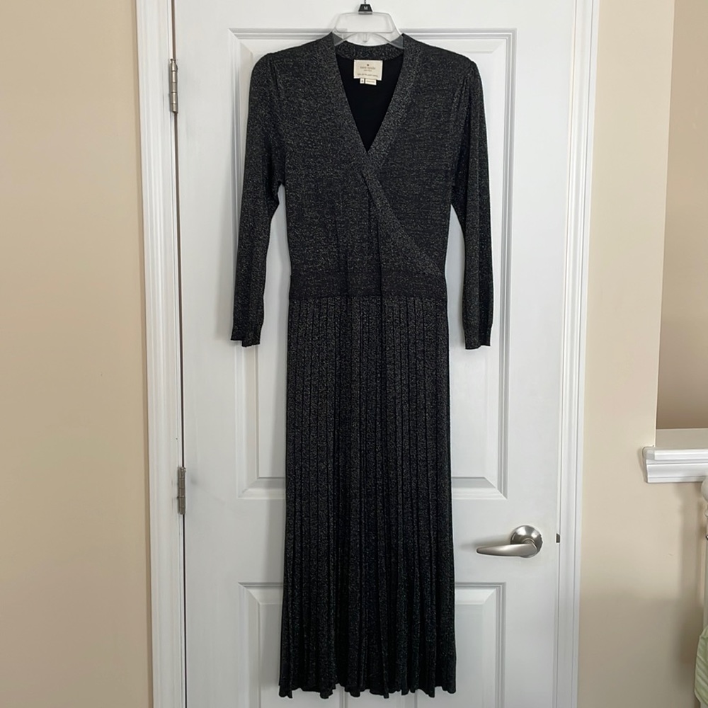 Kate Spade Pleated Midi Sweater Dress